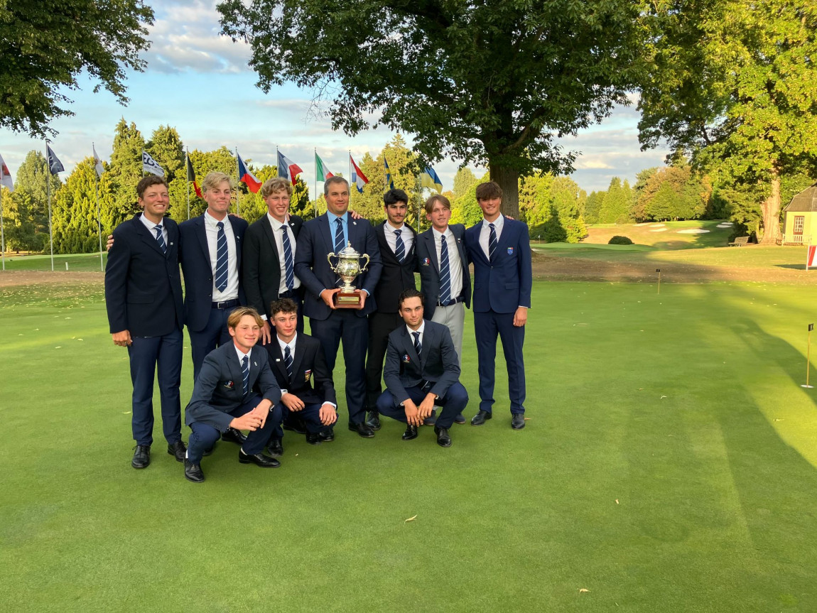  Jacques Léglise Trophy  - Ayant succédé en 2024 à Joachim Fourquet, membre d’honneur, notre nouveau membre Pierre Relecom a mené l’équipe continentale à sa 6e victoire consécutive contre GB&I au Royal Golf Club de Belgique.
